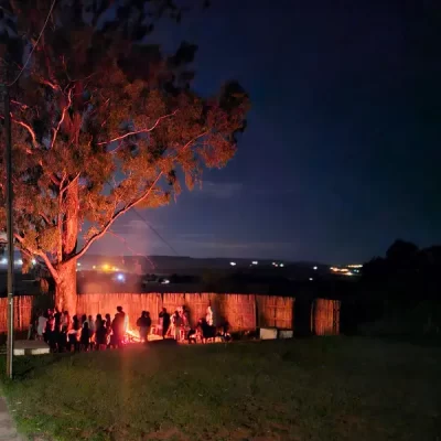 Hillside Haven campfire